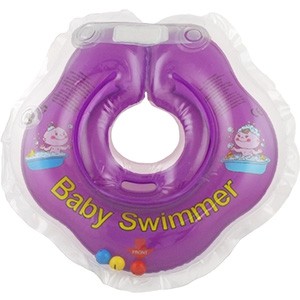 Круг для купания младенцев BS02 -B с погремушкой (0-24месяцев) (ИМ)