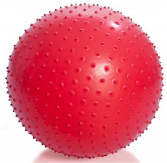 Мяч гимнастический ТРИВЕС М-165 с игольчатой пов., с ABS, с насосом, диаметр 65см